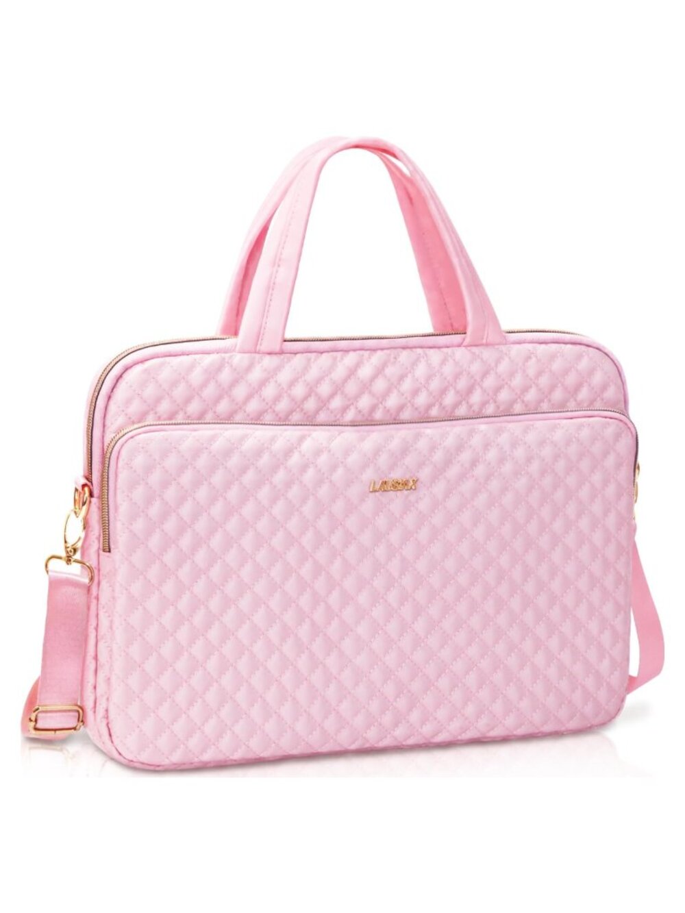14 Inch Laptop Messenger Briefcase Bag Waterproof Polyester